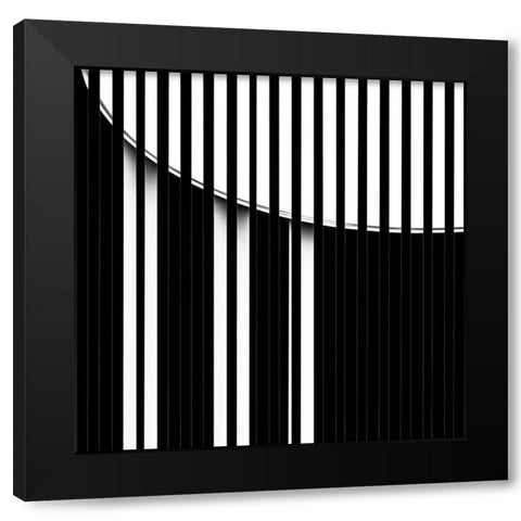 Gils Piano Black Modern Wood Framed Art Print by Claes, Gilbert