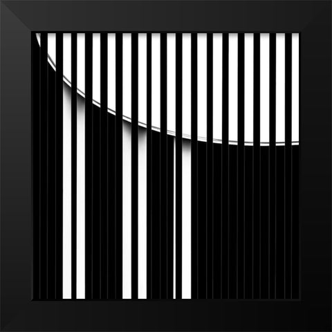 Gils Piano Black Modern Wood Framed Art Print by Claes, Gilbert