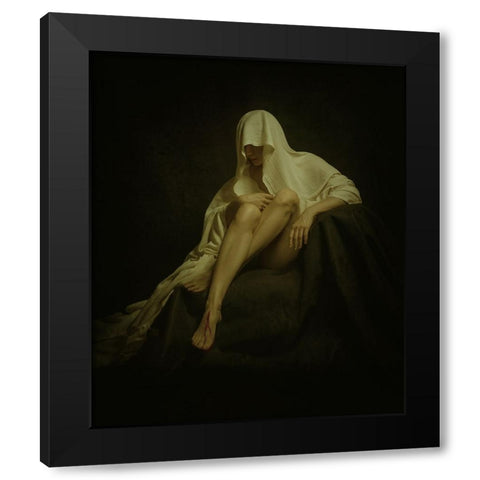 Untitled Black Modern Wood Framed Art Print by Shevchenko, Yuri