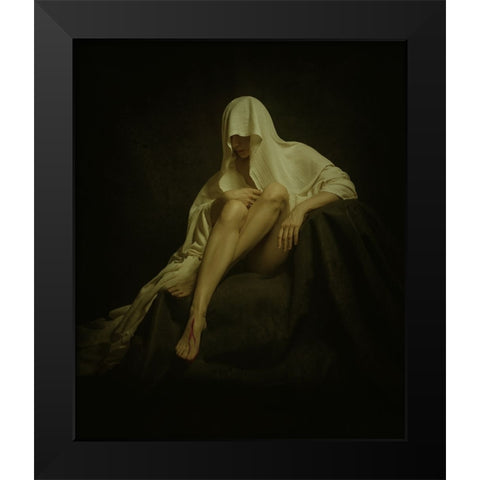 Untitled Black Modern Wood Framed Art Print by Shevchenko, Yuri