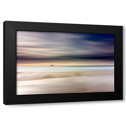 Minimalist Island V Black Modern Wood Framed Art Print by Bejar Manda, Tomas