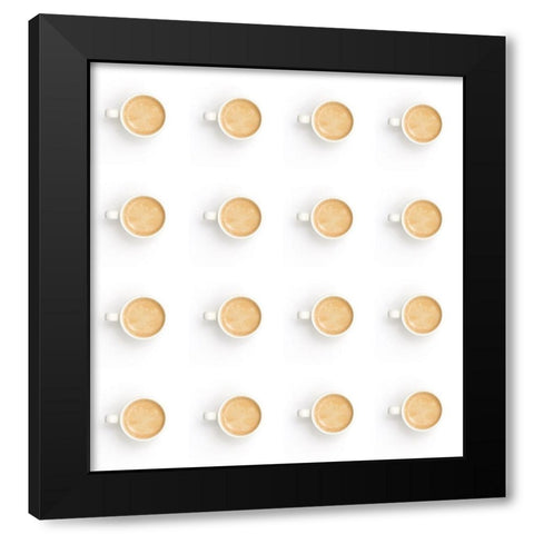 8 Hours Of Sleep Black Modern Wood Framed Art Print with Double Matting by Saratonina, Sarah