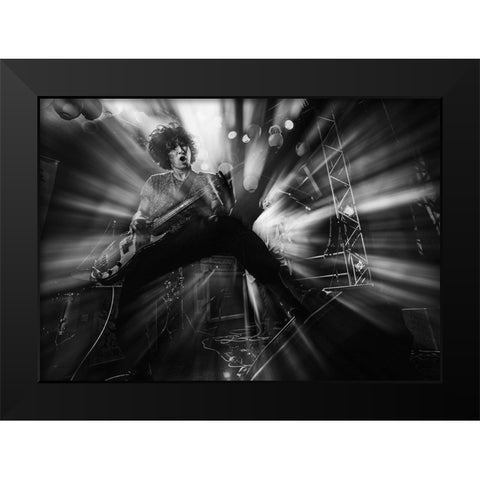 Untitled Black Modern Wood Framed Art Print by Nakamatsu, Kenji