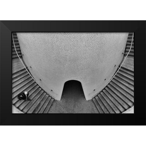 Valencia 2 Black Modern Wood Framed Art Print by Della Latta, Massimo