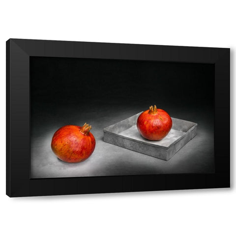 Be Careful Black Modern Wood Framed Art Print with Double Matting by Verot, Christophe