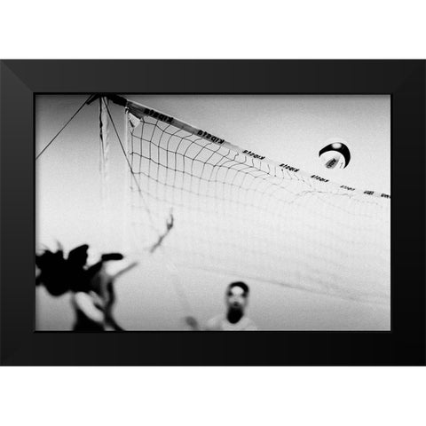 Set Point Black Modern Wood Framed Art Print by Correia, Rui