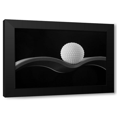 Beaded Black Modern Wood Framed Art Print with Double Matting by Hammer, Jacqueline