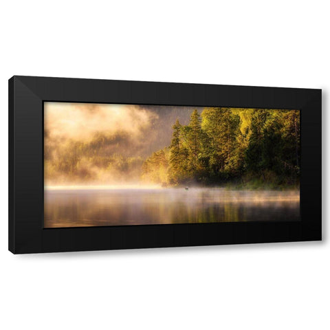 Enjoying Nature Black Modern Wood Framed Art Print by Gastager, Daniel