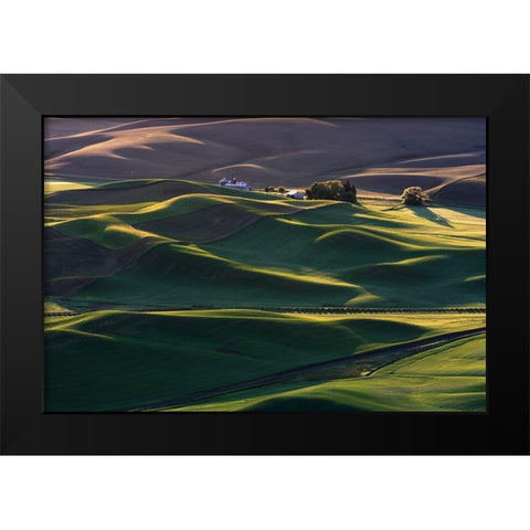 Dream Land #3 Black Modern Wood Framed Art Print by Li, Austin