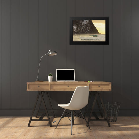 Only The Ocean Black Modern Wood Framed Art Print by Croce, Vincent