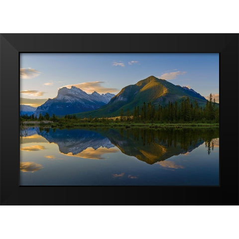 Quiet Summer Morning Black Modern Wood Framed Art Print by Li, Austin