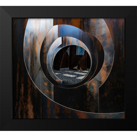 Lightdispencer I Black Modern Wood Framed Art Print by Stalmans, Luc