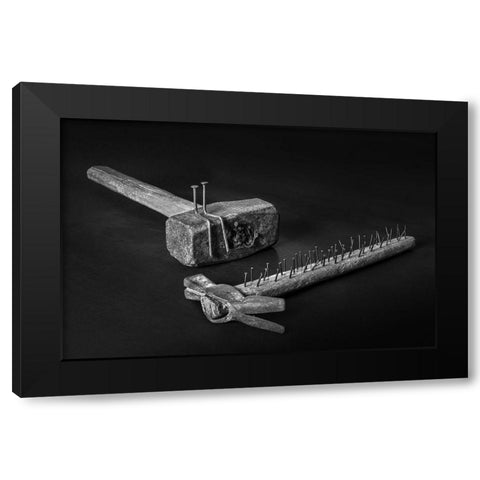 The Revenge Of The Nails Black Modern Wood Framed Art Print with Double Matting by Toniolo, Giorgio