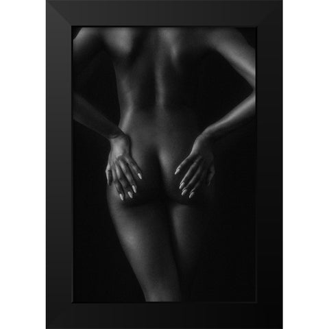 Untitled Black Modern Wood Framed Art Print by Pandya, Hardik