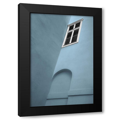 White Window Black Modern Wood Framed Art Print by Claes, Gilbert
