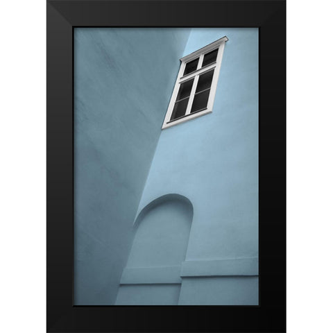 White Window Black Modern Wood Framed Art Print by Claes, Gilbert