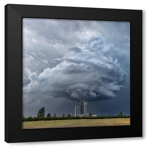Mesocyclone Black Modern Wood Framed Art Print with Double Matting by Darby, Rob