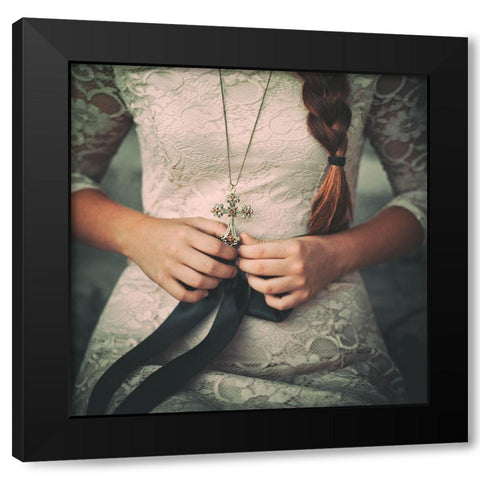 Jewellery Black Modern Wood Framed Art Print by Neer, Ildiko