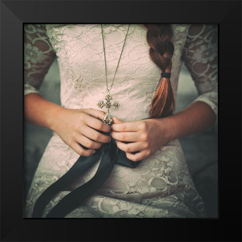 Jewellery Black Modern Wood Framed Art Print by Neer, Ildiko