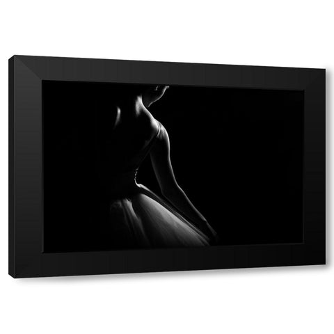 NT Black Modern Wood Framed Art Print with Double Matting by Medeiros, Paulo