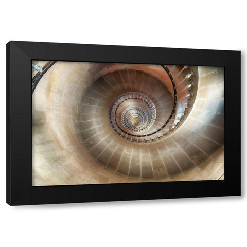 1.618033989... Black Modern Wood Framed Art Print by Lenne, Thomas