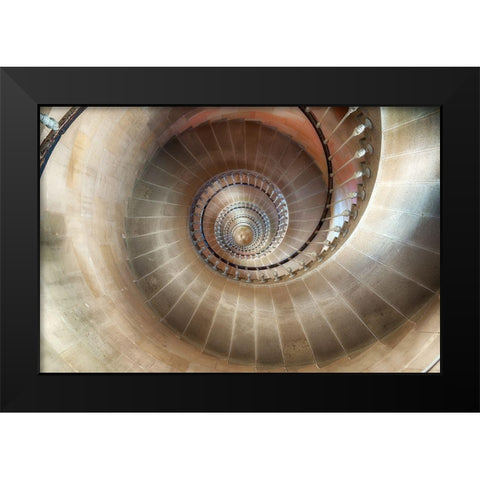 1.618033989... Black Modern Wood Framed Art Print by Lenne, Thomas