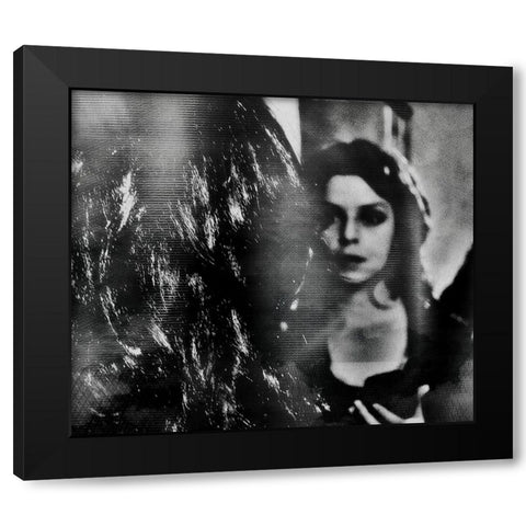 Shadows-Behind Black Modern Wood Framed Art Print by Davidovic, Dalibor