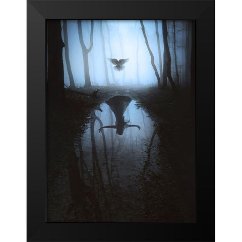 Fly To You 2 Black Modern Wood Framed Art Print by F, Terry