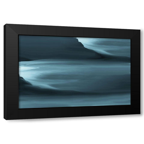 A Crash Of Sorrow Black Modern Wood Framed Art Print with Double Matting by Biljana Gaon, Sara