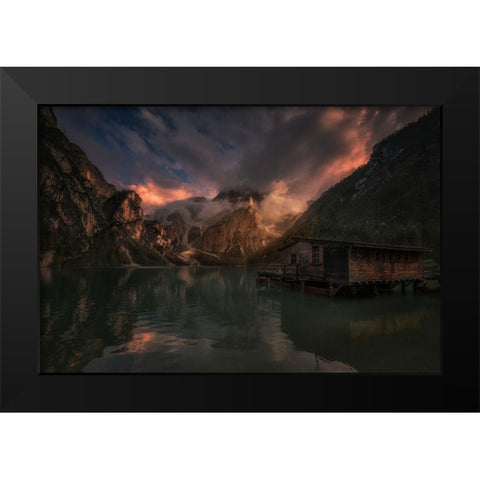 ^ Black Modern Wood Framed Art Print by Martin Castan, David