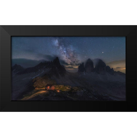 Locatelli Black Modern Wood Framed Art Print by Martin Castan, David