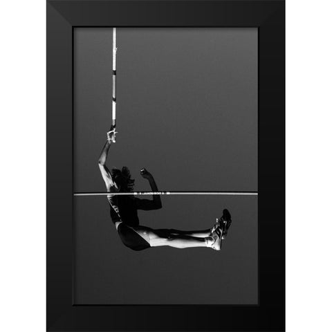 Force Of Desire Iii. Black Modern Wood Framed Art Print by Kravanja, Jure