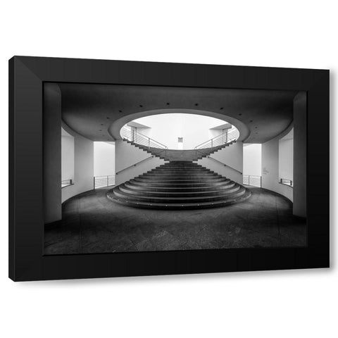 New Baroque Black Modern Wood Framed Art Print by Vangindertael, Luc