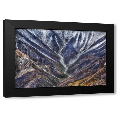 Untitled Black Modern Wood Framed Art Print by Chopra, Atul