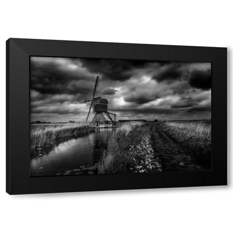 Dutch Pride Black Modern Wood Framed Art Print with Double Matting by Hageman, Michiel