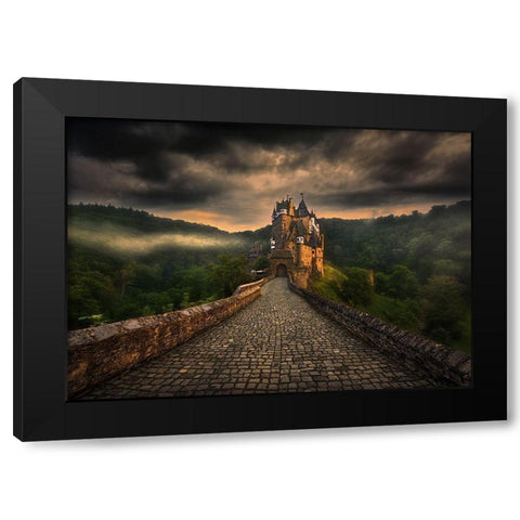 Eltz... Black Modern Wood Framed Art Print with Double Matting by Browko, Krzysztof