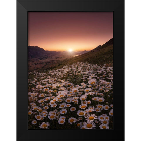 Closer To The Sun Black Modern Wood Framed Art Print by Abevilla, Sergio