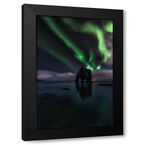 Untitled Black Modern Wood Framed Art Print by Martin Castan, David