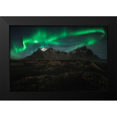 Untitled Black Modern Wood Framed Art Print by Martin Castan, David