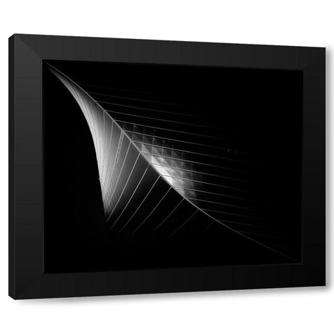 Scimitar 3 ( The Eclipse) Black Modern Wood Framed Art Print by Thabet, Ahmed