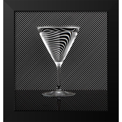 Reflection Black Modern Wood Framed Art Print by Hardekopf, Friedhelm