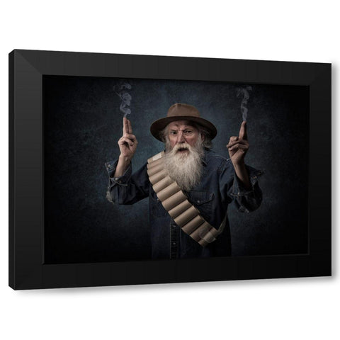 The Imagination Of Youth Black Modern Wood Framed Art Print with Double Matting by Williams, Gerwyn