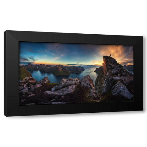 The Vista Black Modern Wood Framed Art Print by Nicholas Roemmelt, Dr.