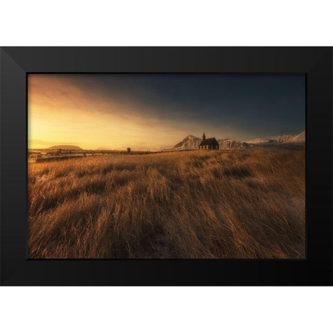 Budir Black Modern Wood Framed Art Print by Martin Castan, David