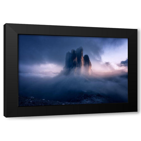 Untitled Black Modern Wood Framed Art Print by Martin Castan, David