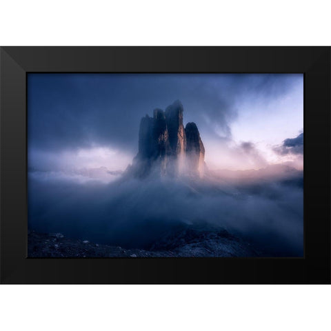 Untitled Black Modern Wood Framed Art Print by Martin Castan, David