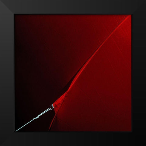 Anchored Black Modern Wood Framed Art Print by Claes, Gilbert