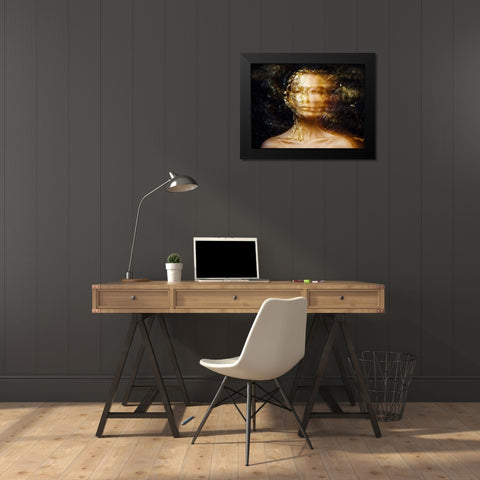 The Era Of The Collapse Black Modern Wood Framed Art Print by Smirnov, Sergei