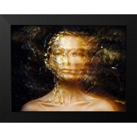 The Era Of The Collapse Black Modern Wood Framed Art Print by Smirnov, Sergei