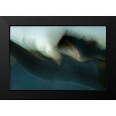 Untitled Black Modern Wood Framed Art Print by Malovrh, Milan